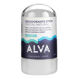 2un - Desodorante Stick Crystal Natural Alva 60g Vegano