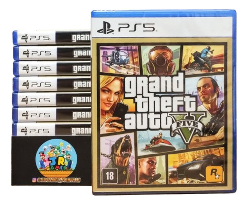 Grand Theft Auto V Ps5 Lacrado Mídia Física - Gta V