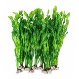 Plantas Acuaticas Artificiales 30cm Largo - 10unid.  (verde)