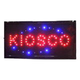 Cartel Led Luminoso Indicador Kiosco 220v Azul Y Rojo Led