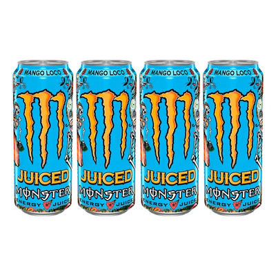 Monster Juiced Mango Loco Bebida Energética 4 Pack De 473 Ml | MercadoLibre