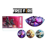 Kit Imprimible Candy Bar Free Fire  Personalizado