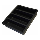 Cubetera De Silicona Ionify Para Formar 4 Barras De Hielo Color Negro