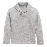 Chaleco Niño Old Navy Manga Larga Gris