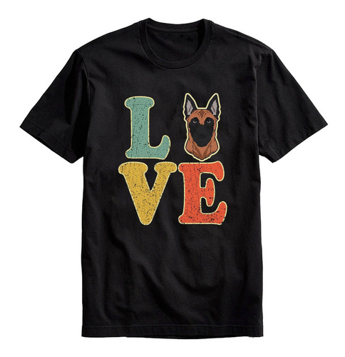 Playera Love Pastor Malinois Belga