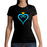 Playera Kingdom Hearts Sora Crown Heart Mujer