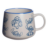 Caneca Moma Stitch Ceramica 500 Ml Xicara Café Sopa Geek