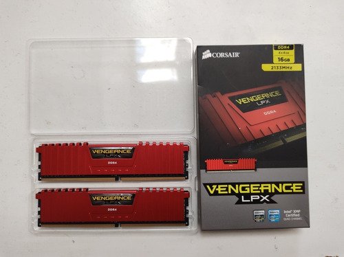 2 X Memória Ram Corsair Vengeance 4gb 2133mhz Ddr4