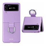 Funda Cover Protector Con Anillo Para Samsung Z Flip 4 5g