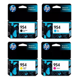 Combo Cartuchos Original Hp 954 Negro + Colores P/8210 8710