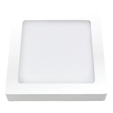 Plafon Quad Led - Sobrepor - 18w Biv 6500k - 03215 - Ourolux