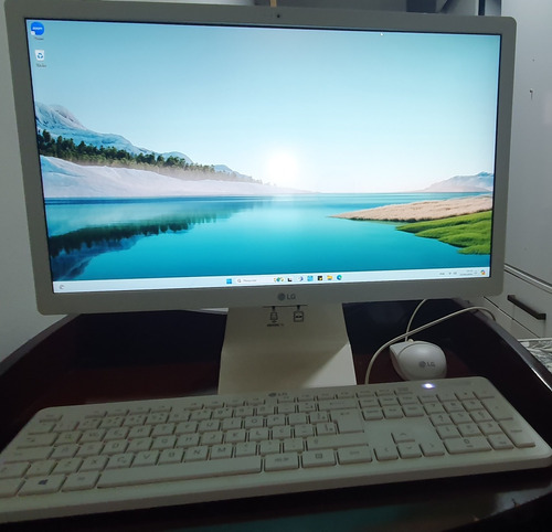 Computador LG All In One Branco E Impressora Hp Deskjet 4536