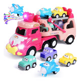 Super Joy Toy Carrier Cars Para Niñas, 5 En 1 Transport Toy