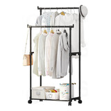 Rack Closet Organizador Perchero De Ropa De Doble Varilla