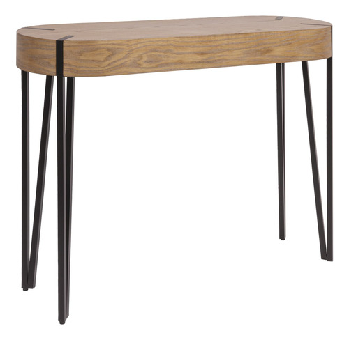 Creative Co-op Astoria Mesa Consola De Madera Con Patas De H