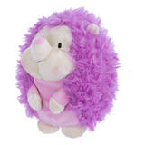 Miniso Peluche Erizo Felpa Lila 18.5x20.5 Cm