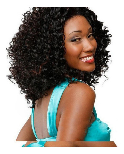 Peluca Afro Rizada Corta Para Mujer