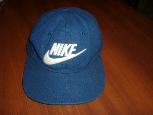 L Gorra Nike Para Niños Talle 4-7 Azul Bordada Art 74723