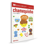 Papel Chamequinho A4 180g Pacote Com 50 Folhas