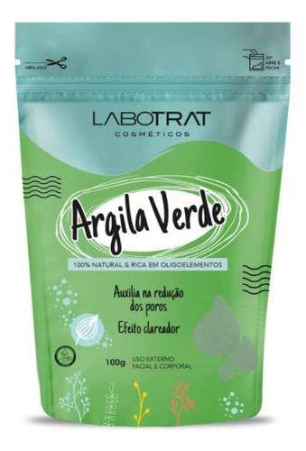 Labotrat Argila Verde Para Pele Sensível 100g