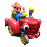 Tractor Granja Infantil Didáctico Con Luz Sonido Movimiento