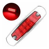 Foco Led Lateral Rojo Ramplas Remolques 12 Led