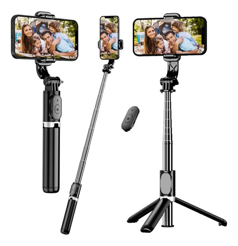 Kit Monopod Bluetooth Selfies Tripode Tik Tok - Tecnomati