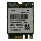 Placa Wi-fi Dual Band 2.4ghz E 5ghz Para Dell Gaming G3 3579
