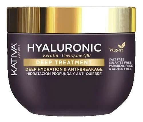 Tratamiento Hidratante Kativa Hyaluronic Capilar X300ml