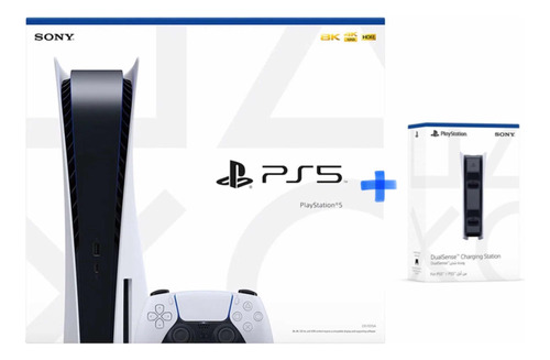 Consola Playstation5 C/lectora + Base De Carga Sony