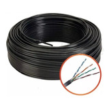 Cable De Red Exterior Utp Cat 5e Rollo 150 Mts Aleación