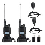 Radioaficionado Doble Banda Impermeable Con Gps 2 Unidades