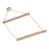 Jaula Grande De Madera Natural Bird Swing Para Colgar De For