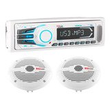 Combo Boss Estereo Marino Mr632 + Parlante Marino Mr60w 