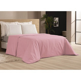 Capa De Edredom Solteiro Duvet Zíper 1,60x2,40 400 Fios Luxo Cor Rosa