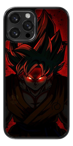 Funda Para Celular Dragon Ball Goku Rojo Negro Ojos Rojos