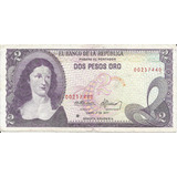 Colombia Reposición 2 Pesos Oro 1 Enero 1977