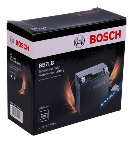 Bateria Moto Bosch Bb7lb Yb7l-b Storm Skua Altino 