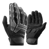 Guantes Rockbros Ciclismo Moto Térmico Táctil Relleno Gel