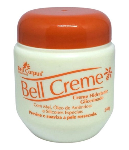 Creme Hidratante Glicerinado Bell Creme 240g Bell Corpus