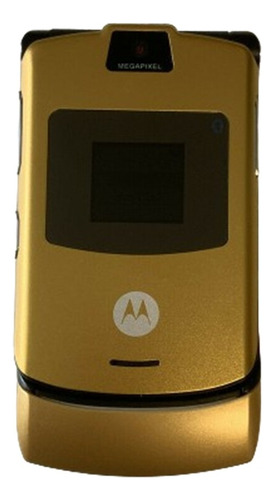 Motorola Razr V3 Liberado C/ Accesorios Celular Adultos Gold