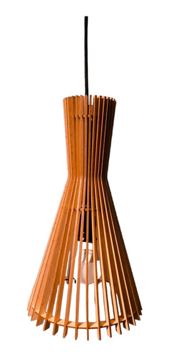 Lampara Techo Colgante Diseño Madera Tulum E27 - Elkas