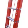 Escalera Fibra Dieléctrica Extensible Alt 7.60 Mt 14+14 Esc Naranja