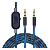 Cabo Nylon 3.5mm Aux P/ Logitech Astro A10 A40 A30 G233 G43