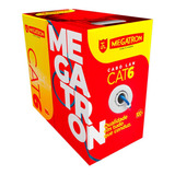 Cabo Megatron Categoria 6 Dados Lan 4 Pares 305m Vermelho Ca