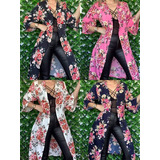 Kimonos Con Estampado Floral Para Mujer Tapados Mujer