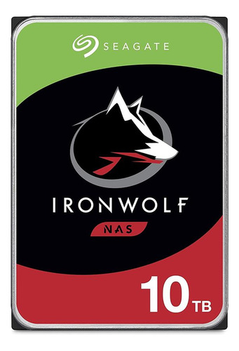 Disco Rigido Seagate St10000vn0008 10tb 3.5  Nas Ironwolf