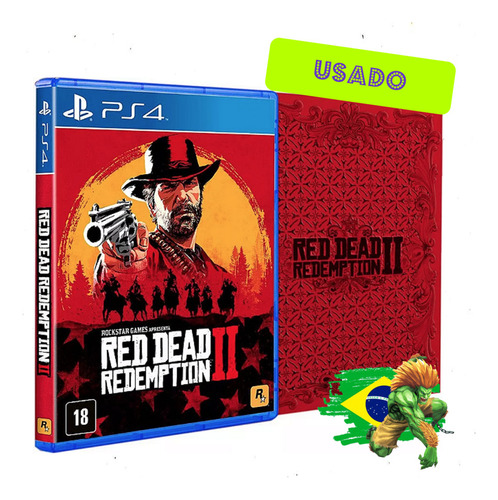 Red Dead Redemption 2 Ps4 Edição Steelbook Com Mapa