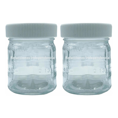 2 Mini Vasos Cristal Papillas Salsas Aderezo Licuadora Oster