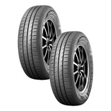 Dupla Llantas 185/70r13 Kumho Ecowing Es31 86t Msi